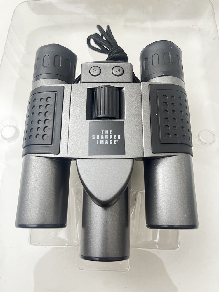 Untested Sharper Image 10X25 Camera Binoculars