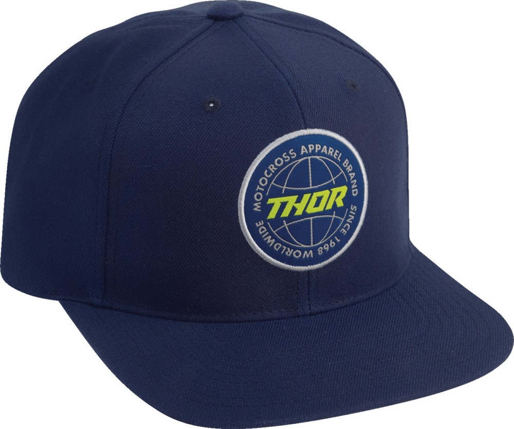 Thor Global Snapback Hat Navy Blue