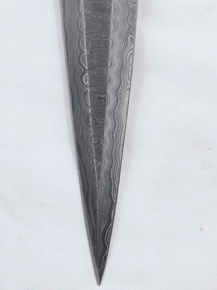 Damascus Scottish Dirk Dagger 12.5" Knife