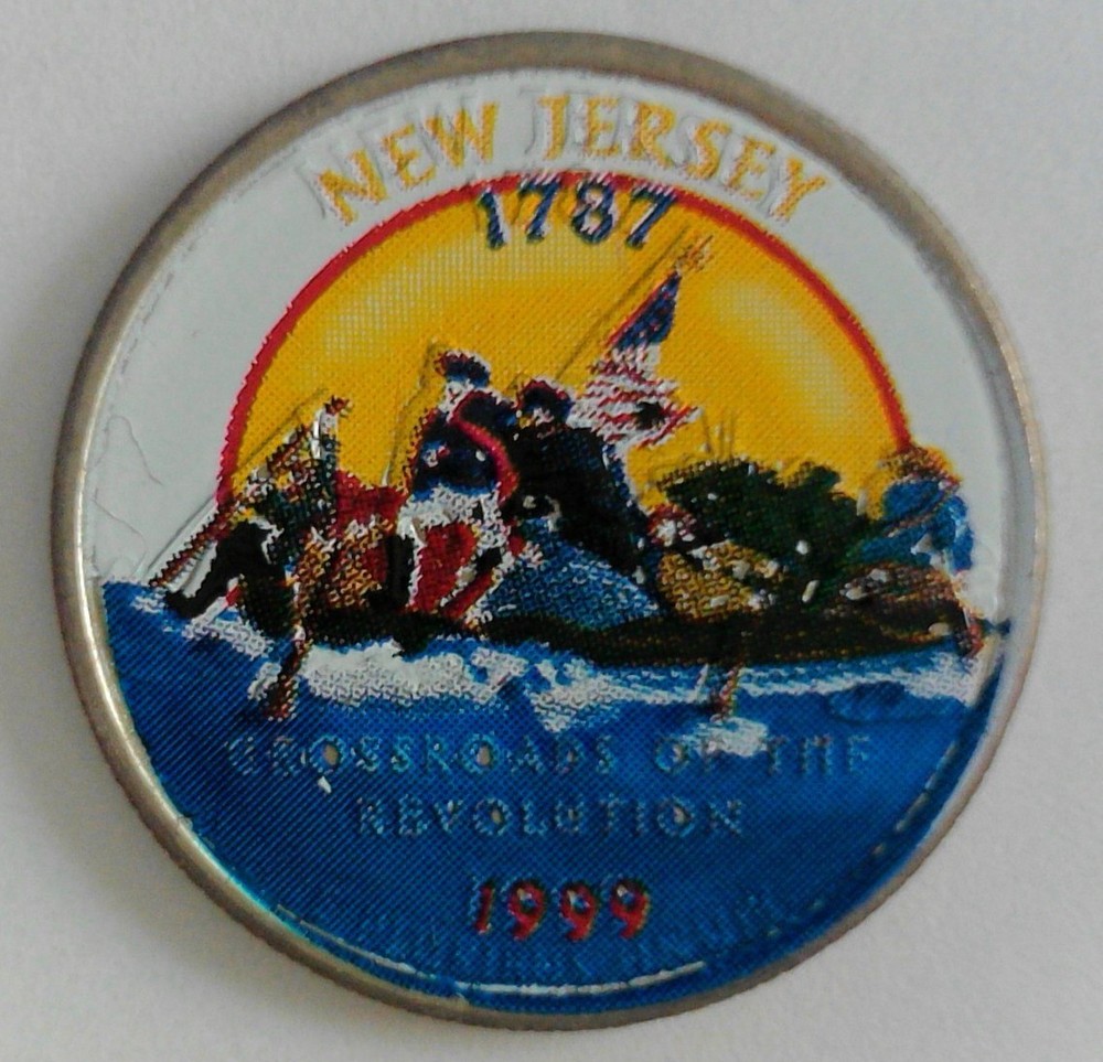 New Jersey - 1999 Colorized State Quarter