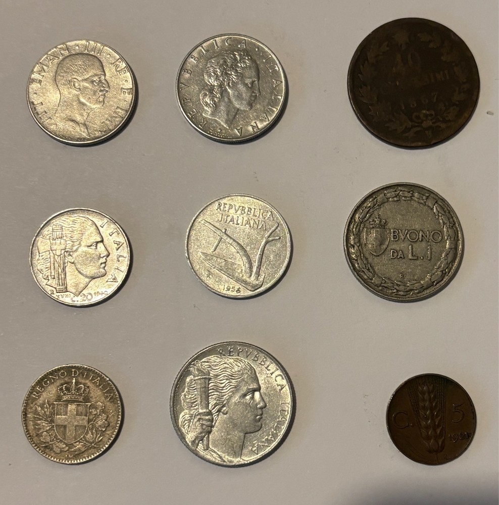 France  9 coin collection lot 718