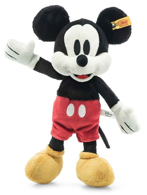 Steiff Disney 'Mickey Mouse' - washable baby safe soft toy - 024498