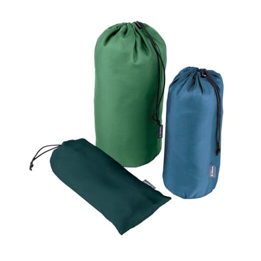 Coghlan’s Stuff Sacks & Ditty Bag Sets – Lightweight Ripstop Ditty Bag (3 Pack)