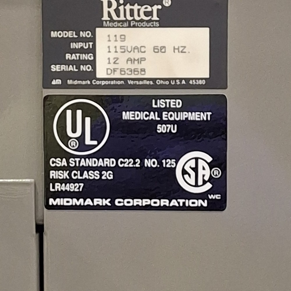 Ritter 119 75 Evolution Exam Chair