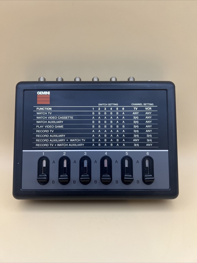 Vintage Gemini Video Control Center-SC1500. 1985