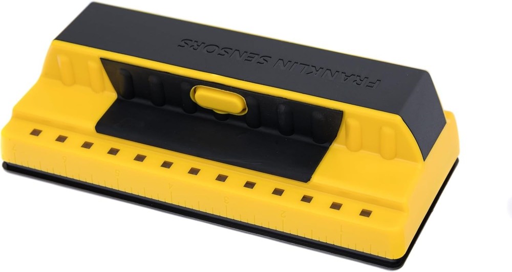 Durable Plastic Stud Finder with Rectangular Shape and User-Friendly Design