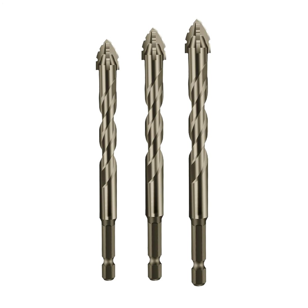 3-6PCS High-Strength Eccentric Twist Drill Bit, Oblique Head Eccentric Drill Bit