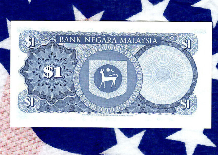 Great Historic Banknotes Malaysia 1976 1 Ringgit P-13a UNC E/32 539131