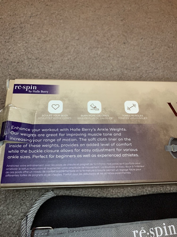 Re.spin By Hall Berry Ankle Weights 2lb Set