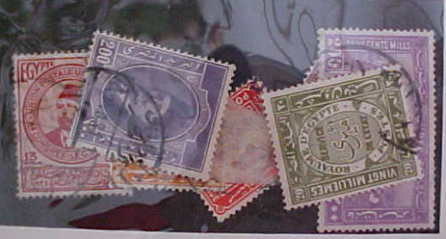 EGYPT  STAMPS  7 DIFF.    USED