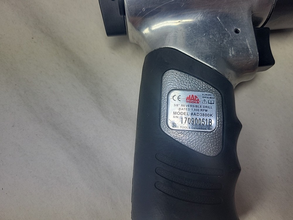 Mac Tools Air Pneumatic 3/8" Reversible Drill AD3800K ?