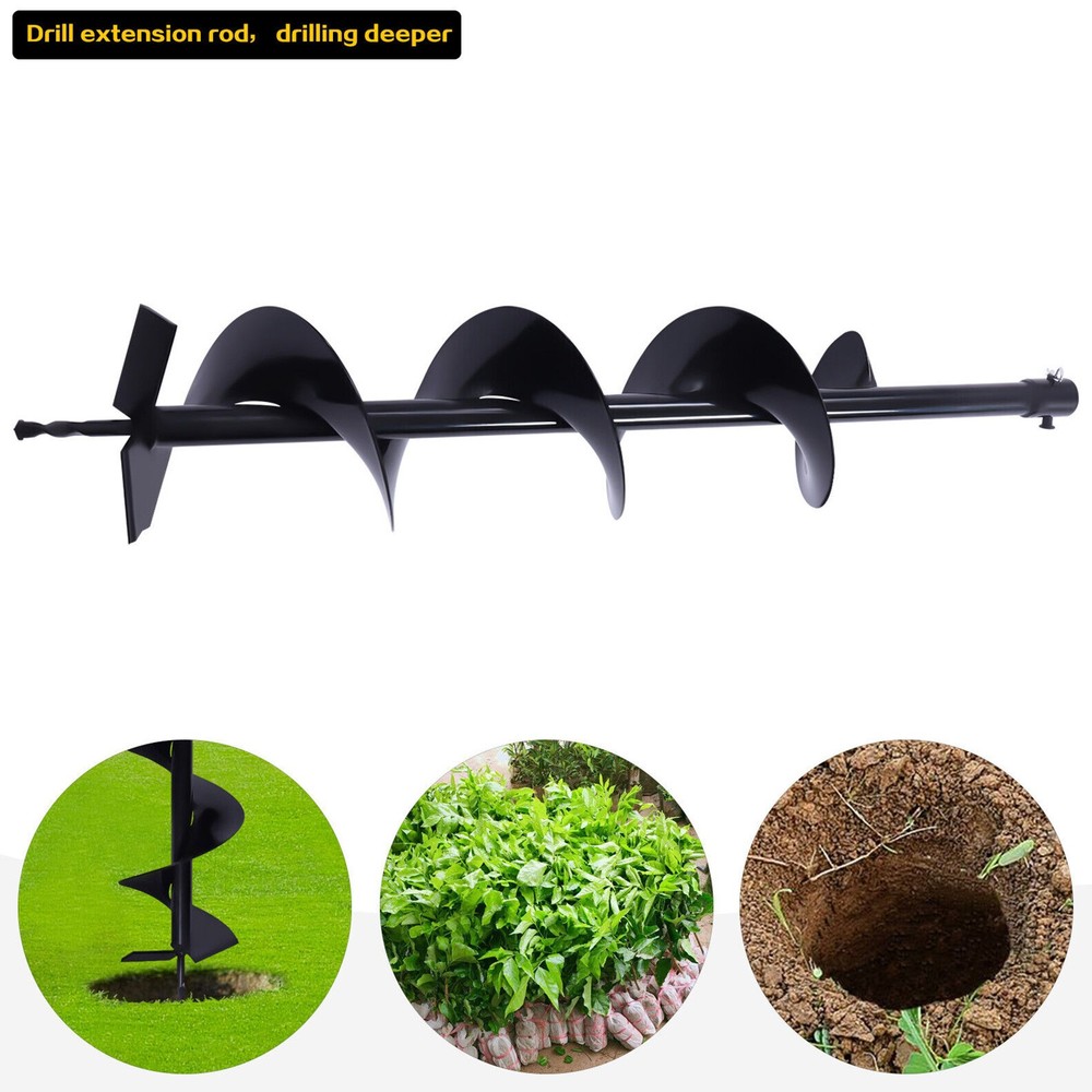 4 "garden digging spiral drill bit (only drill bit)