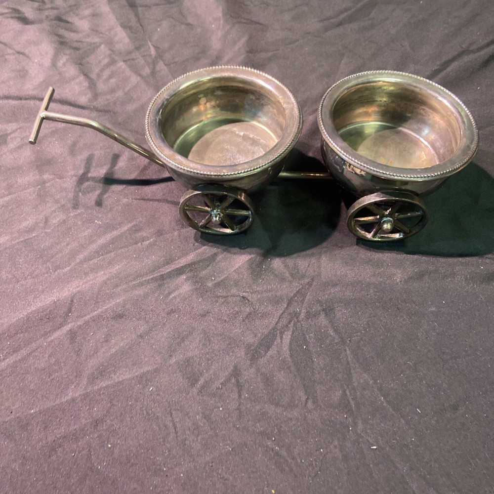 Silver Plated Wine Wagon