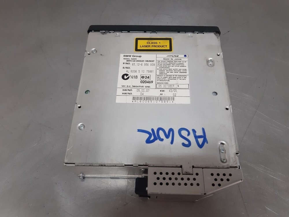BMW 6 Disc CD Multi Changer E60 E61 E63 E64 5 6 SERIES 65126956939
