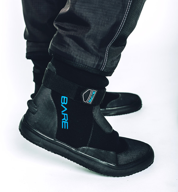 Replacement Drysuit Boots - BARE Tech Boot - TRR030BLK