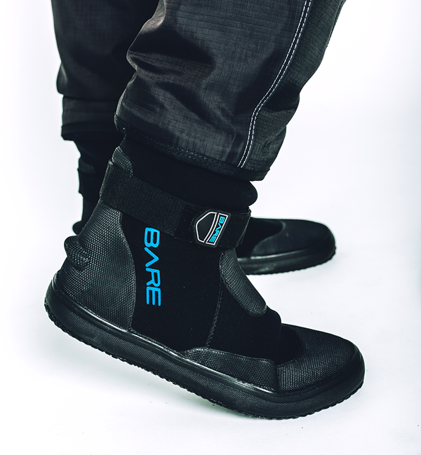 Replacement Drysuit Boots - BARE Tech Boot - TRR030BLK