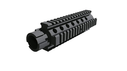 3D Printed M4 Barrel Extension for Nerf Models
