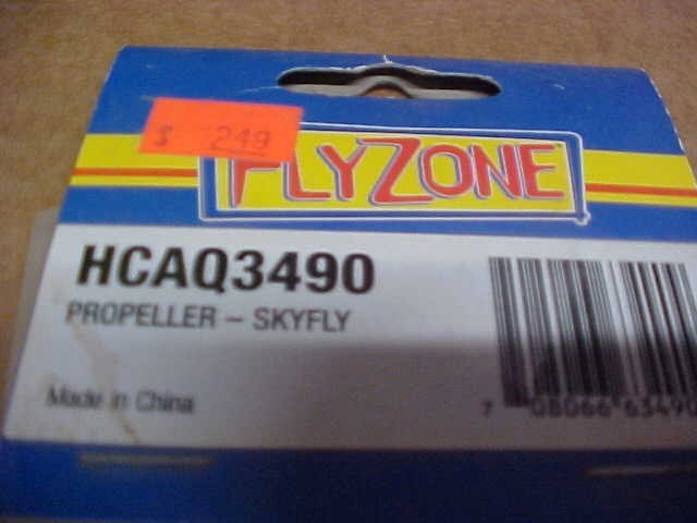 FLYZONE HCAQ3490 = PROPELLER: SKYFLY (NEW)