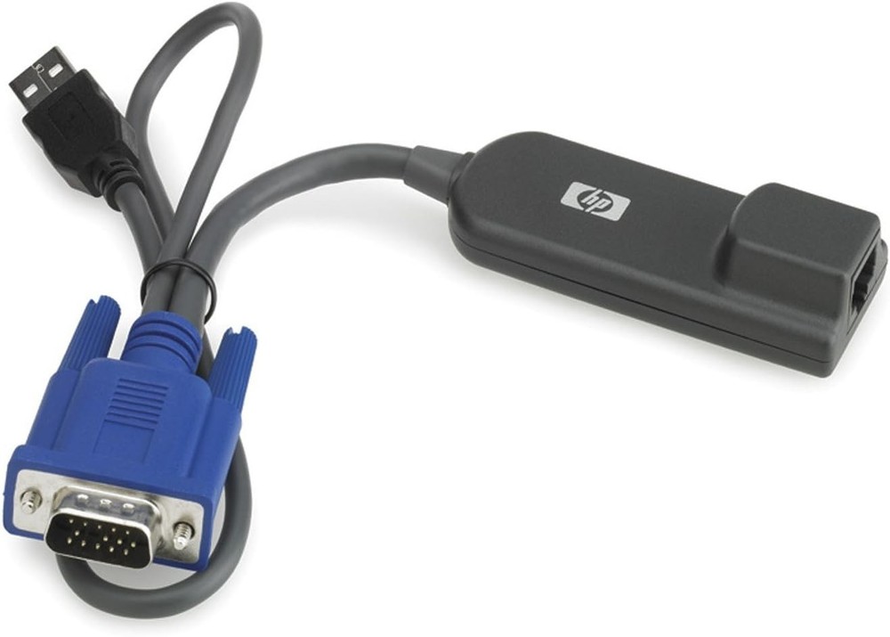 Genuine HP 336047-B21 D33724 KVM Console Interface Adapter Cable USB VGA