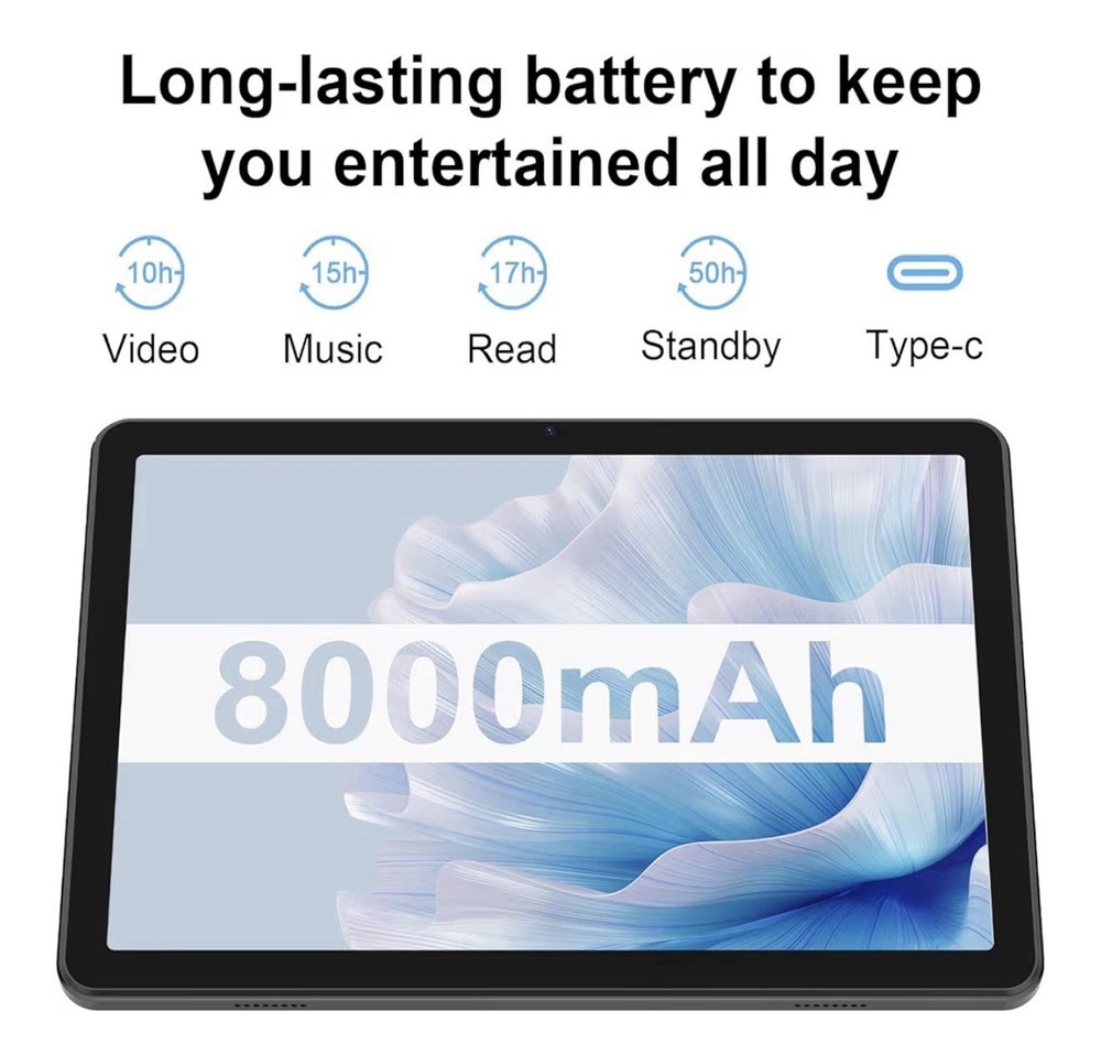 JUNINKE 11" Tablet | Android Tablet with Octa-core Processor |12G