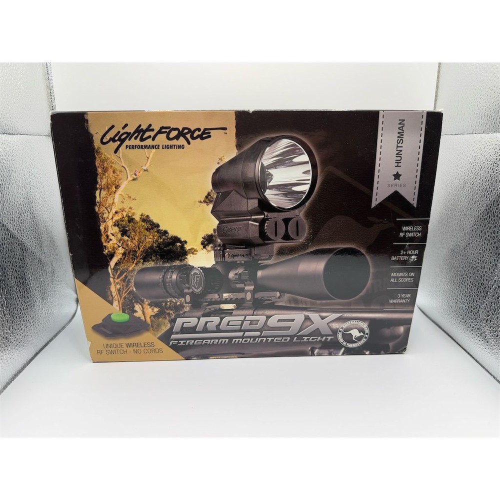 Lightforce PRED9X Hunting Lamp Optic Mounted Light Kit New in Box
