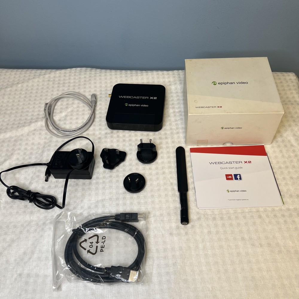 Epiphan Webcaster X2 - Encoder for Facebook, YouTube, etc. *For Parts*