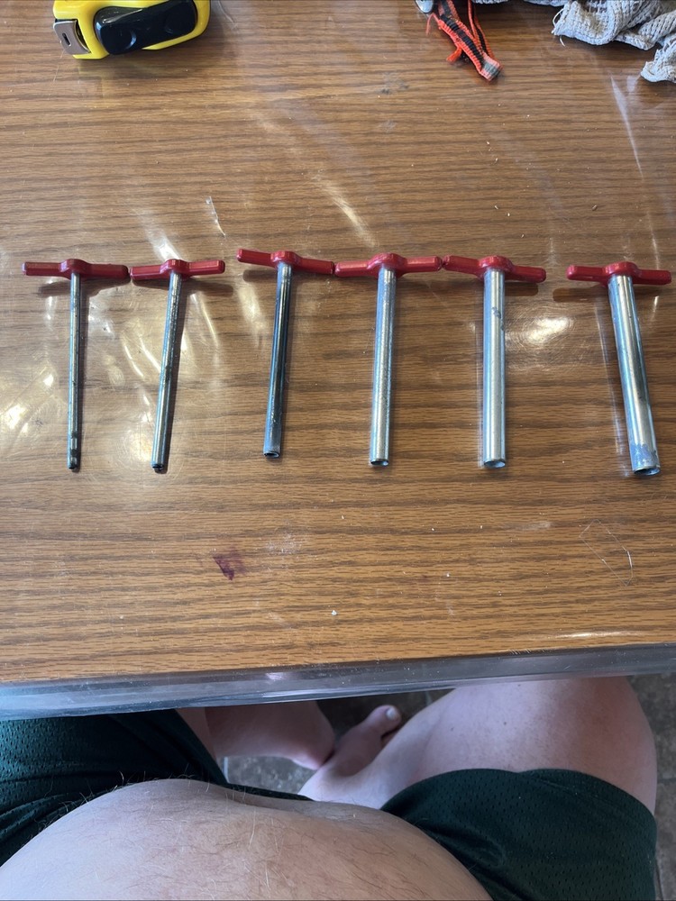 Humboldt Cork Borers 6 Pieces Brass