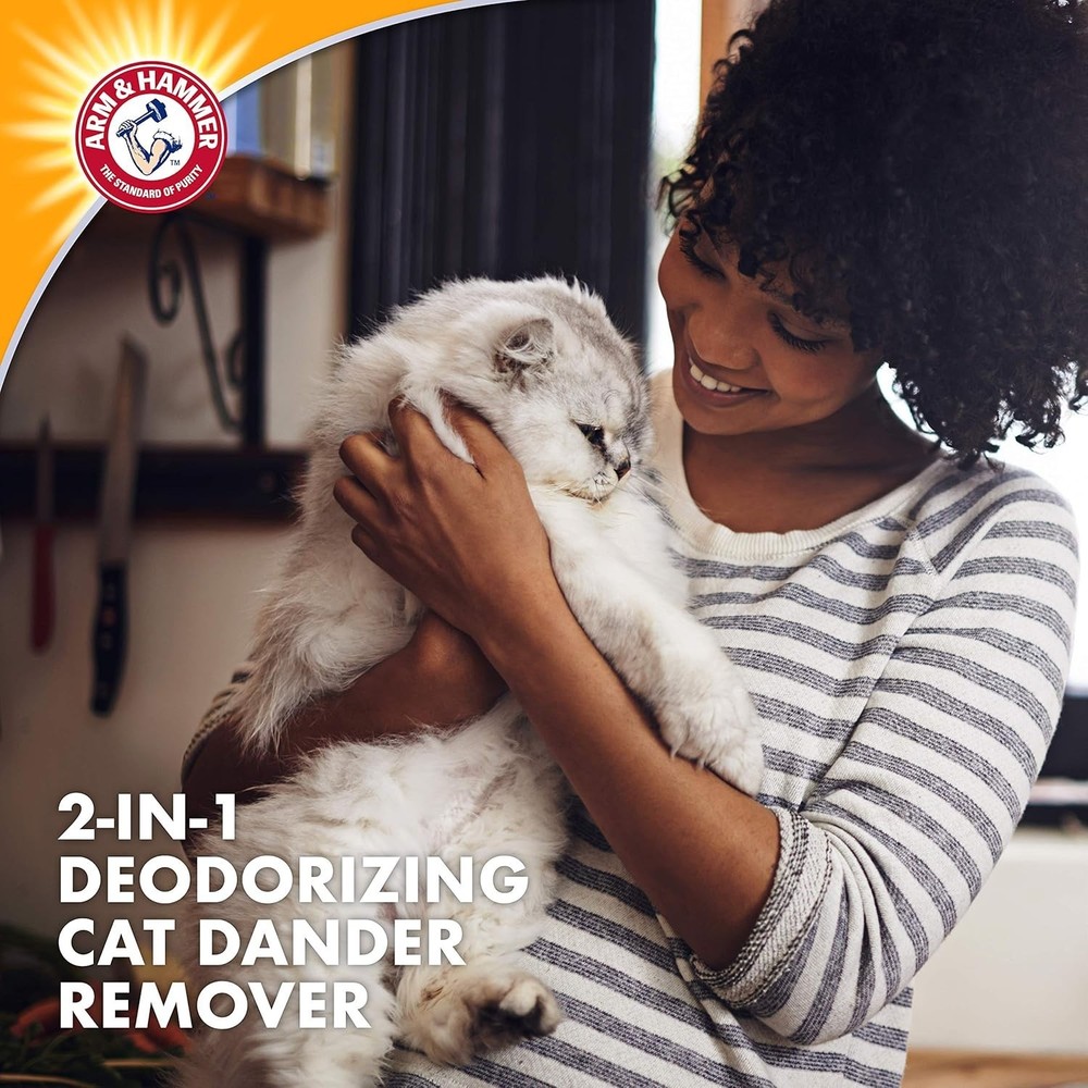 Arm & Hammer 2-in-1 Deodorizing & Dander Reducing Shampoo for Cats, Dander Remov