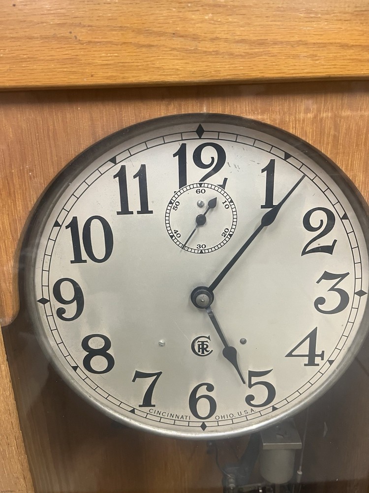 🇺🇸Cincinnati Time Recorder Clock Style SFP Program Clock