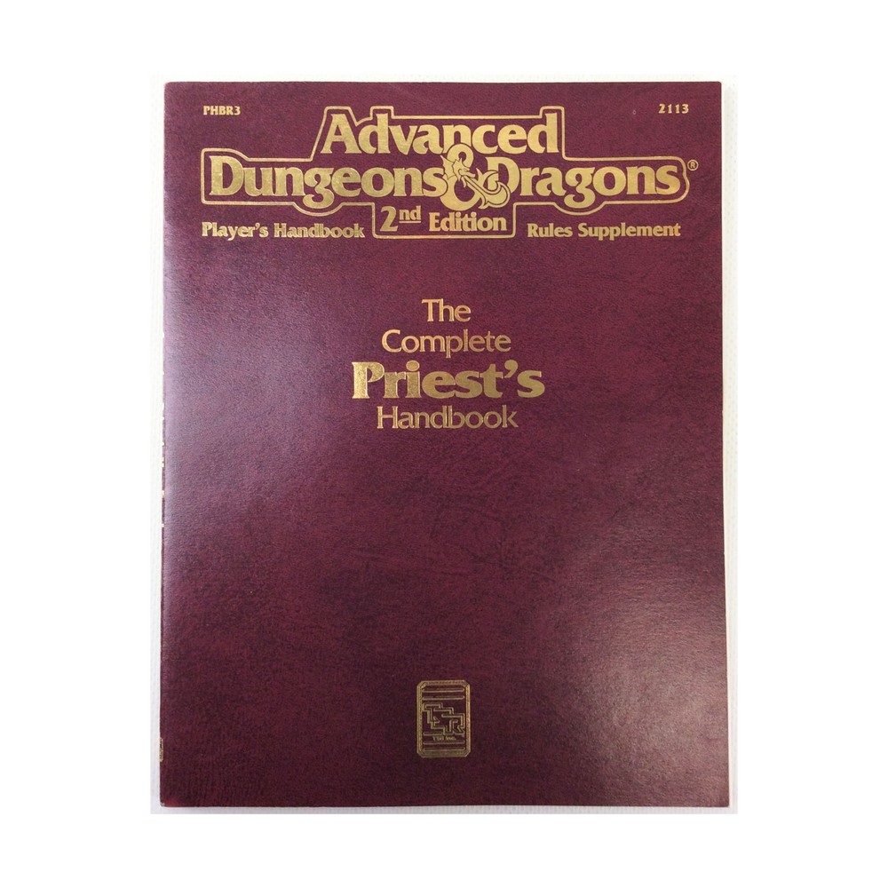 TSR AD&D 2nd Ed Complete Priest's Handbook (2nd) VG