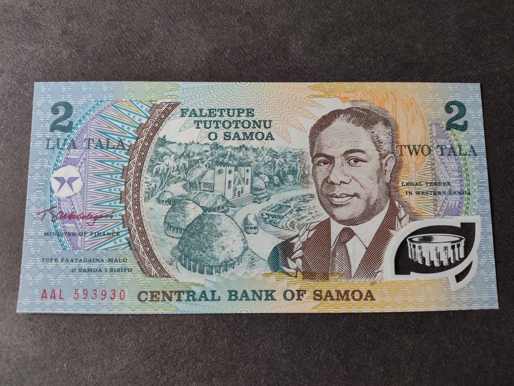 2003-9 Western Samoa 2 Tala Banknote - Commemorative - UNC