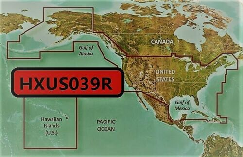 Bluechart G2 HD Vision HXUS039R Map Data Card listed GPS compatible