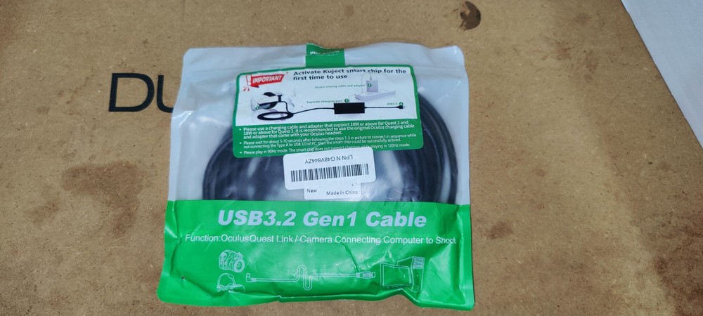 KujetDesign 16 ft Smart Charging USB-C Cable For Quest 2 Quest 3