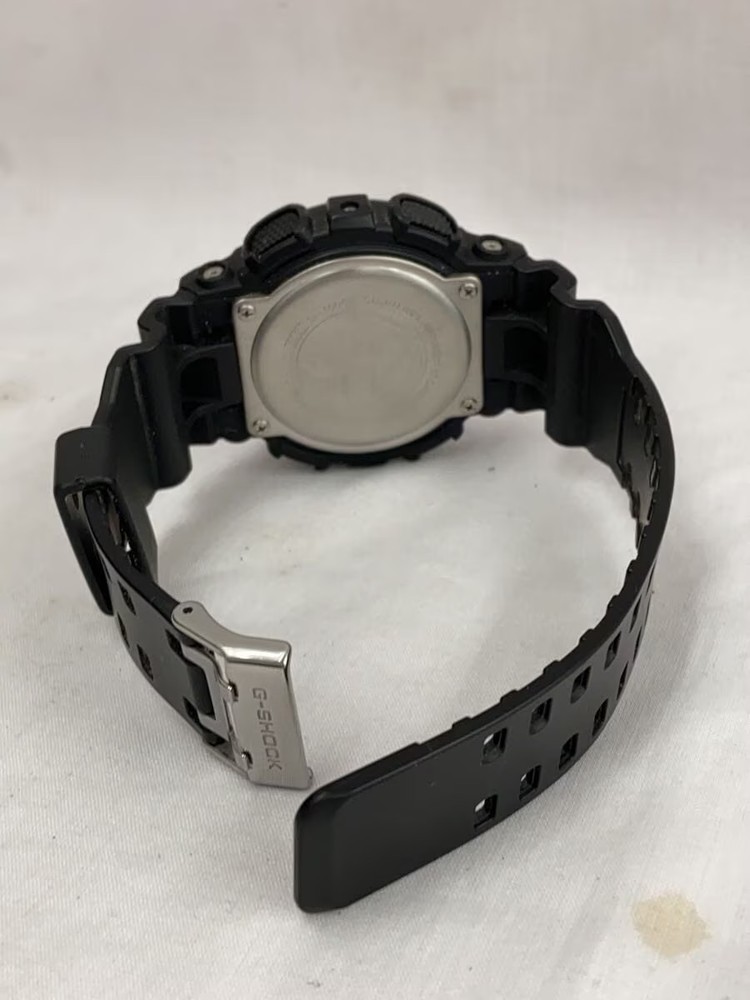 CASIO Quartz Watch G SHOCK Digital Analog Rubber BLK BLK