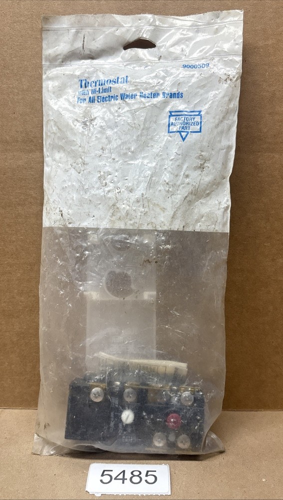 Lochinvar Water Heater Thermostat 9000509 ~ Six Pole w/ Hi-limit WH9 NOS