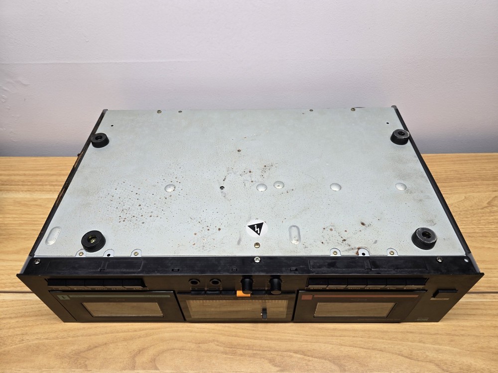 MCS Series 3595 Modular Component Systems Dual Stereo Cassette Deck Powers On