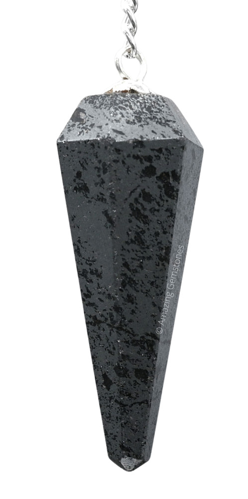 Hematite Dowsing Crystal Pendulum