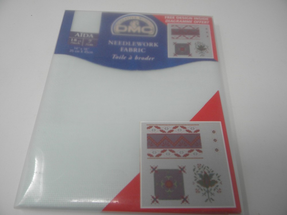 DMC Needlework Aida 18ct  14" x 18" #964  Light Sea Green