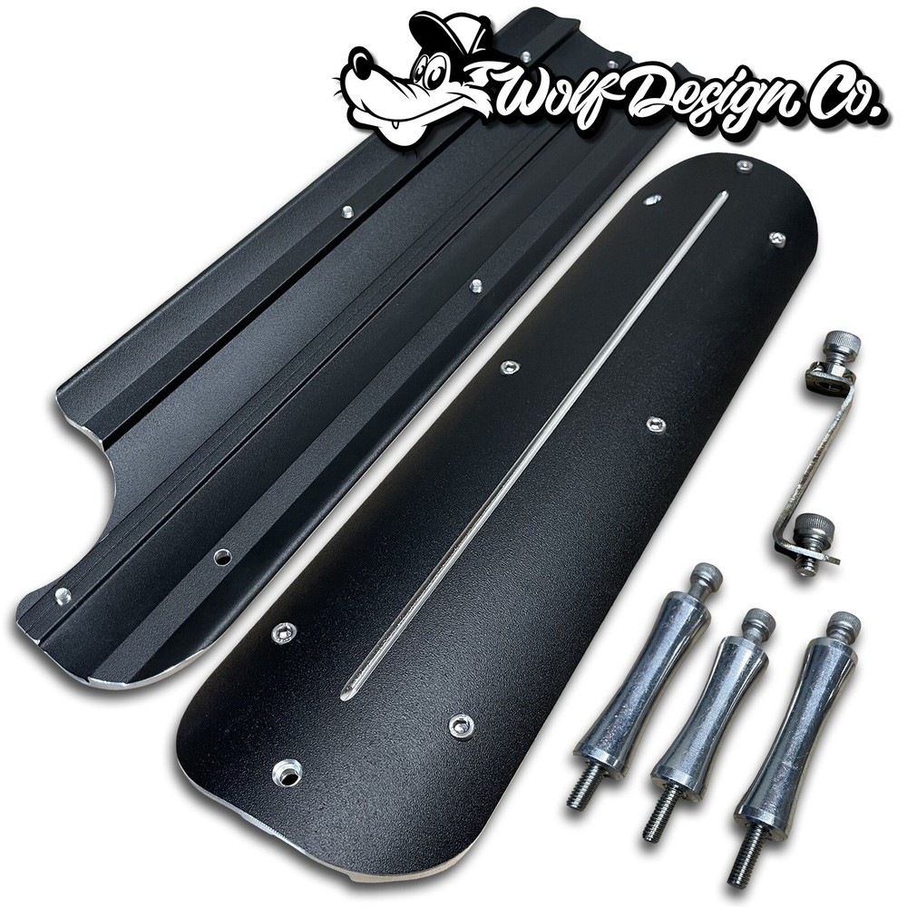 LS Coil Pack Covers Pair Black Aluminum