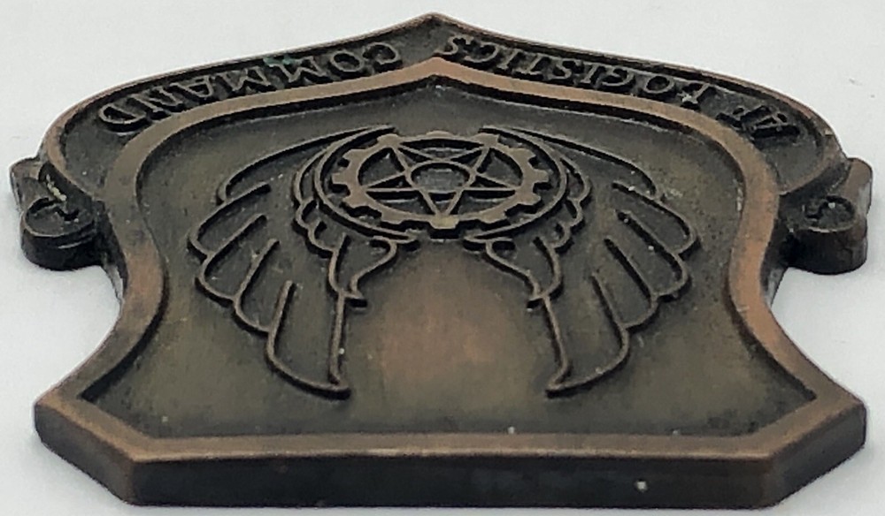 Vintage AF Logistics Command Trophy Plate Challenge Coin USAF
