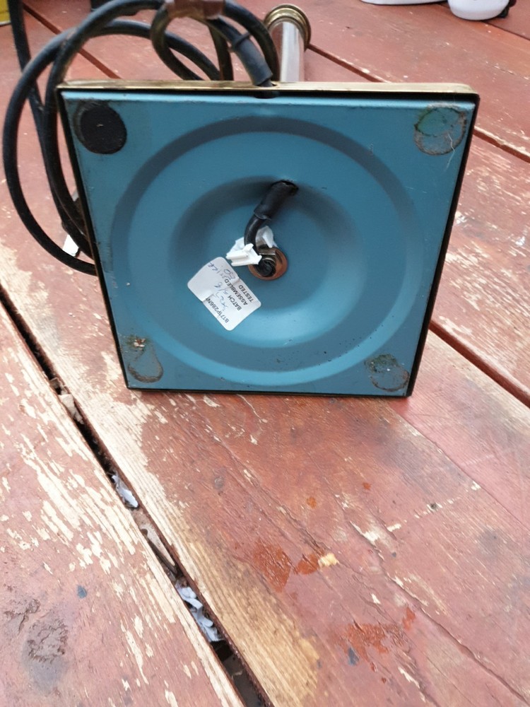 Single Column Table Lamp Brass And Glass Combination