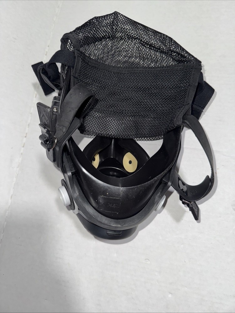 Honeywell RU65002L Full Face Respirator Silicone Hook & Loop 5point Thread Large