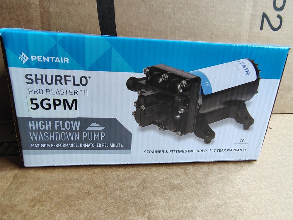 Shurflo 4258153E09 12 Vdc 5.0 Gpm 60 Psi Seamless M