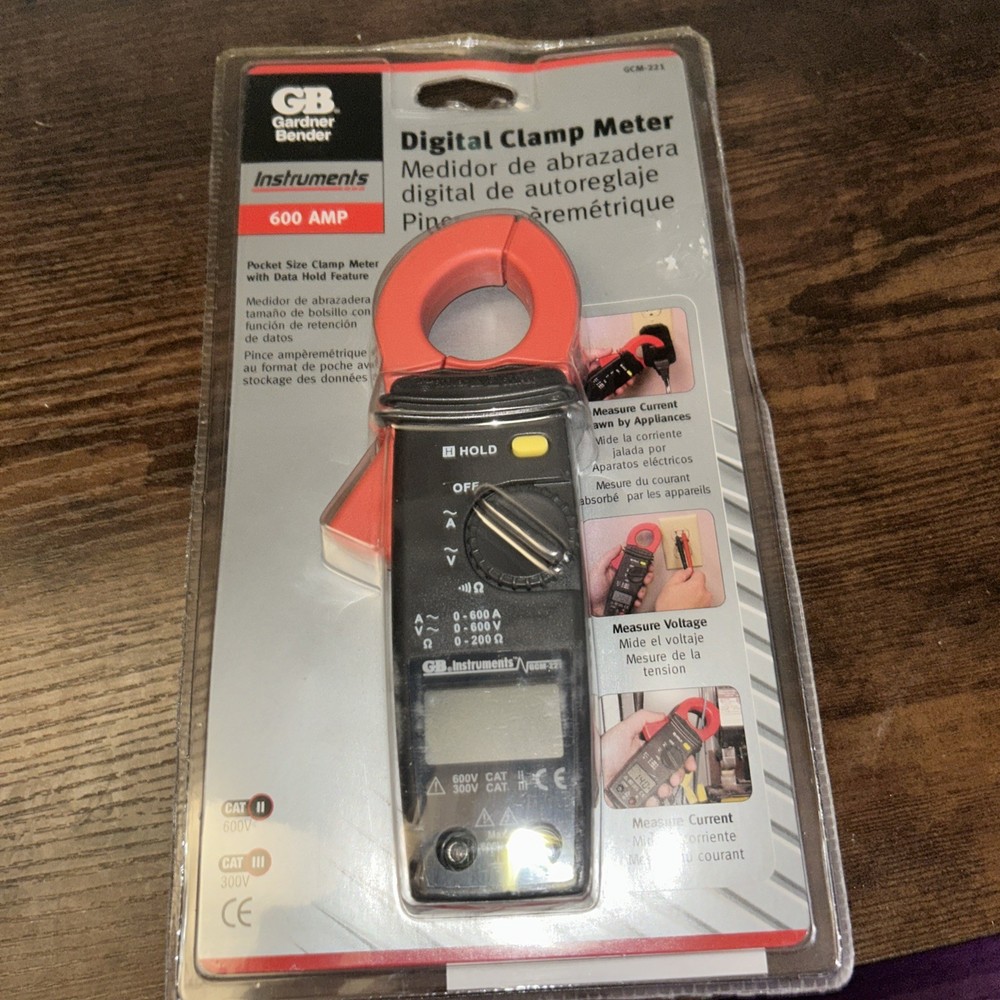 Gardner Bender GCM-221 Digital Clamp Meter - Professional-Grade Electrical Tool