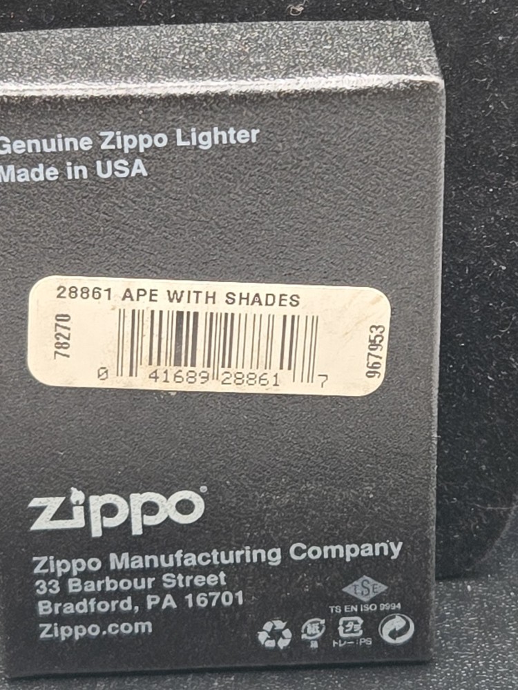 Zippo Lighter "Ape With Shades"