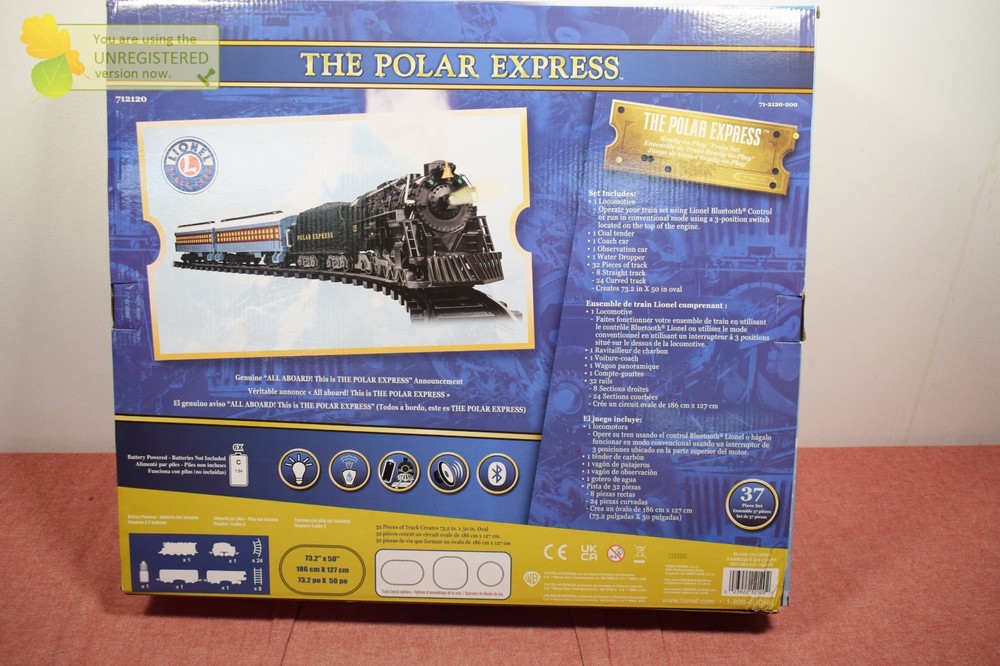 Lionel The Polar Express RTP Train Set