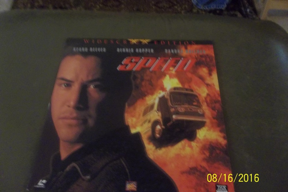 Speed Laserdisc Keanu Reeves Widescreen