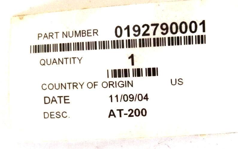 Molex Cable AT 200 192790001