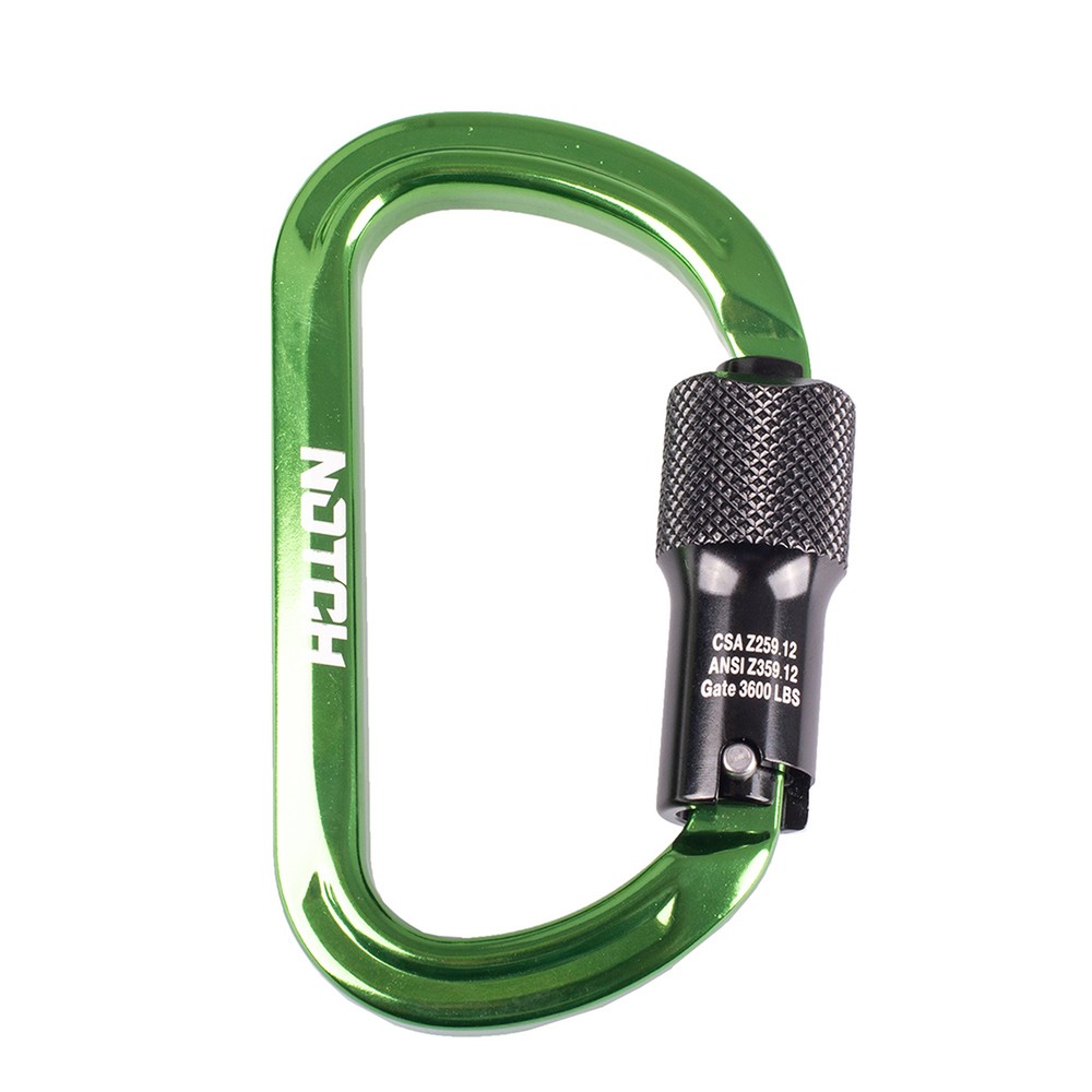 Notch Offset Oval 3600lb Gate Carabiner, 41458