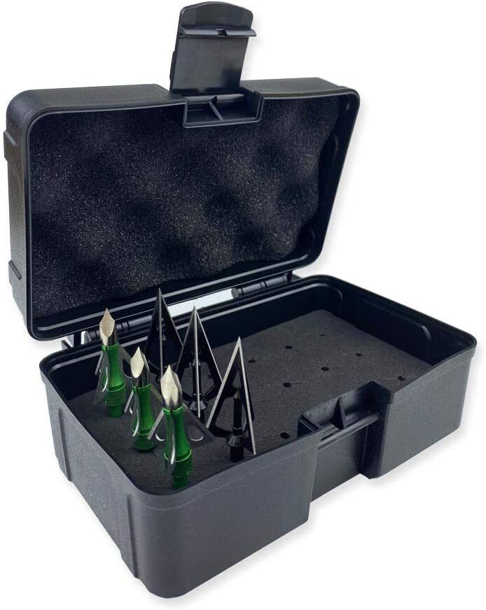 NEW PLASTIC BOX BROADHEAD PROTECTOR PORTABLE CASE CONVENIENT ARROWS STORAGE